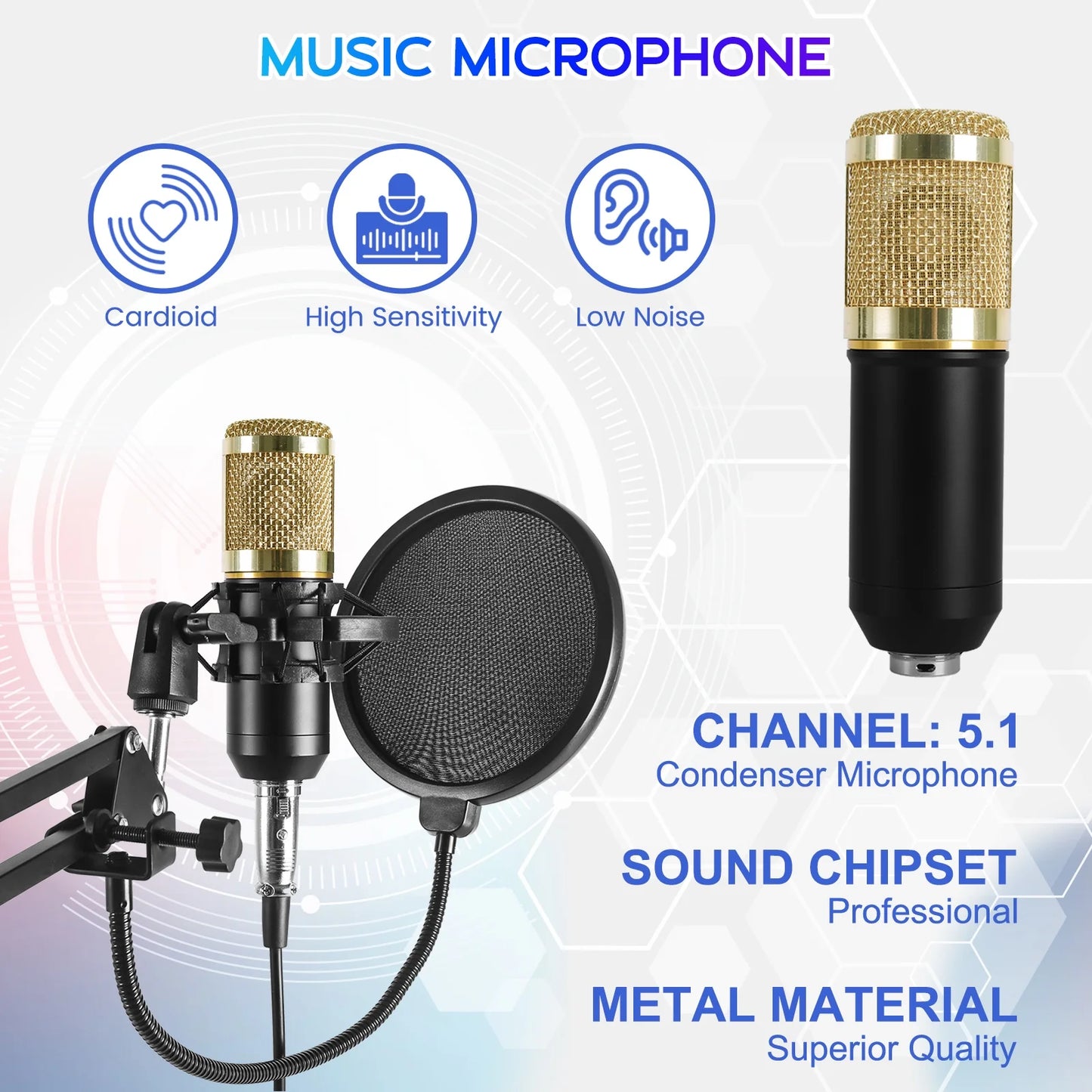 StreamMaster Pro USB Microphone Bundle